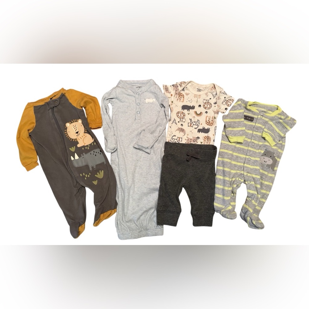 Newborn Animal Print Baby Bundle